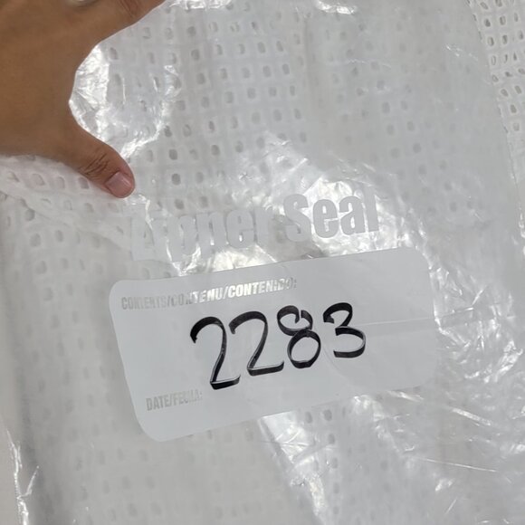 Buddy Love Women's White Cotton Blend Off Shoulder Summer Playsuit Romper Size S - Picture 10 of 10